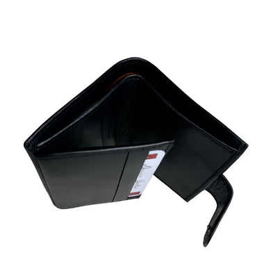 Premium Leather Wallet Trifold megnetic snap Slim and Smart Wallet Easily Adjust In Pocket