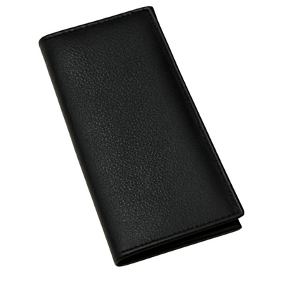Premium Long Leather wallet Black