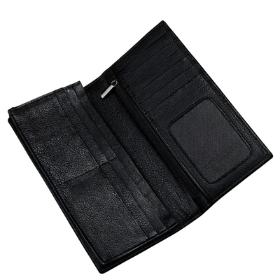 Premium Long Leather wallet Black