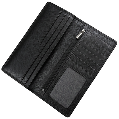 Premium Long Leather wallet Black
