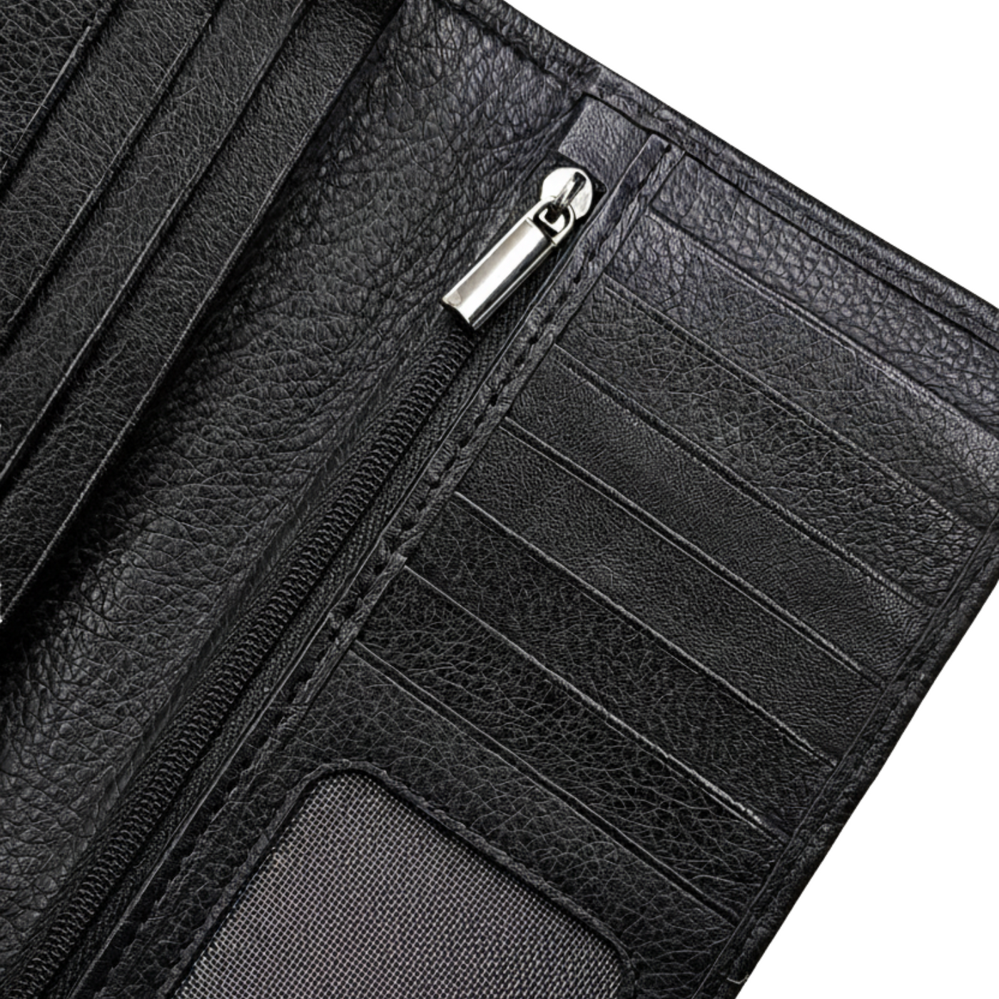Premium Long Leather wallet Black
