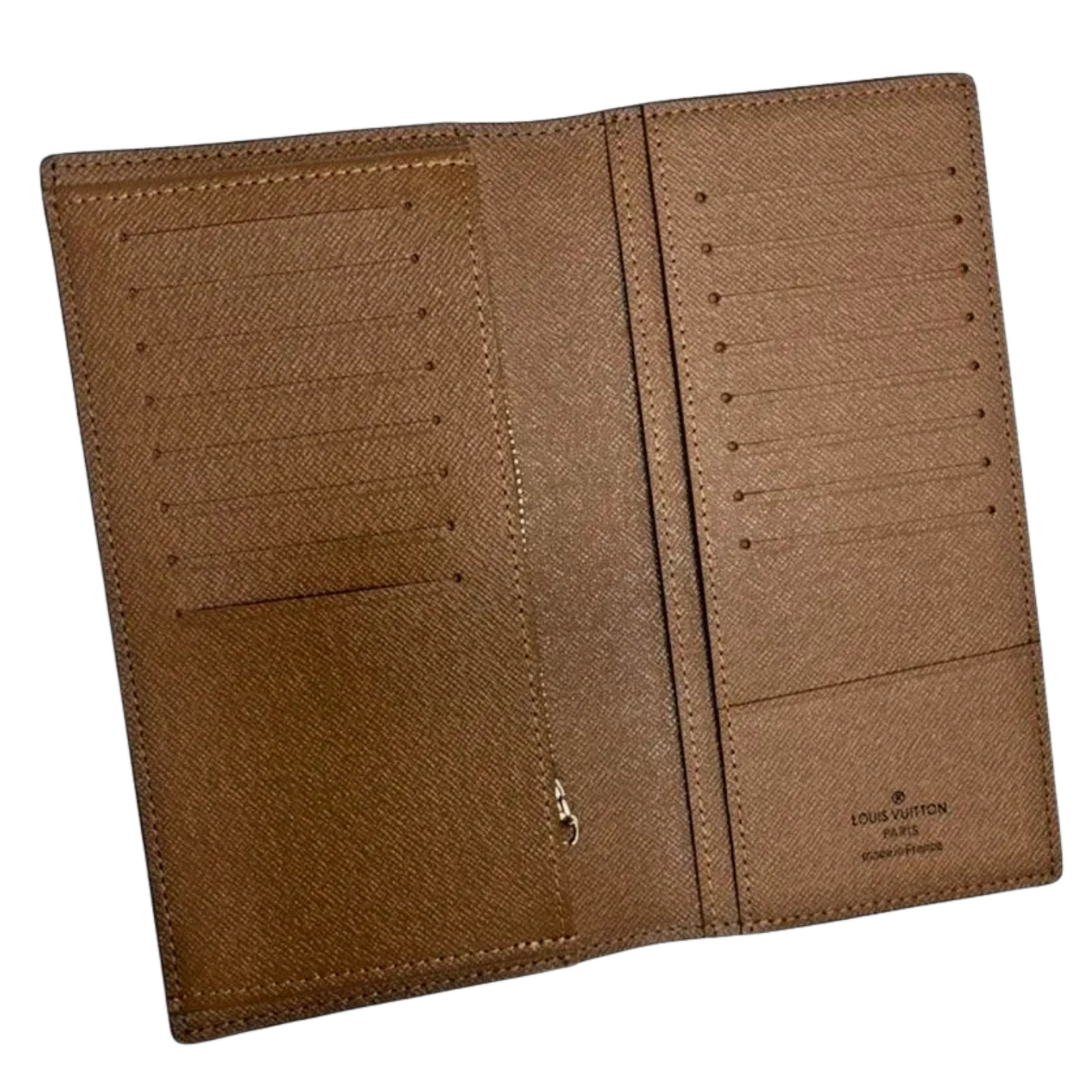 LV Monogram Brown Flower Long Wallet
