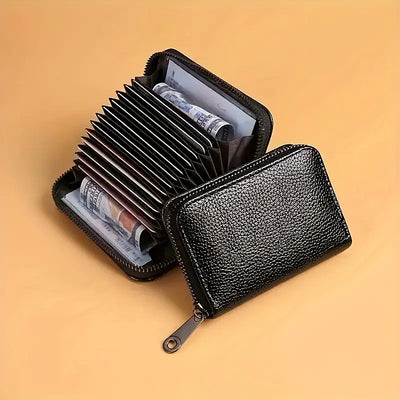 Zipper Wallet with Multiple Card Slots