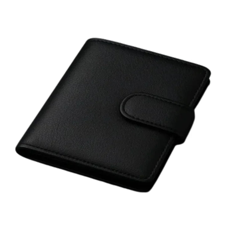 Premium Leather Wallet Trifold megnetic snap Slim and Smart Wallet Easily Adjust In Pocket